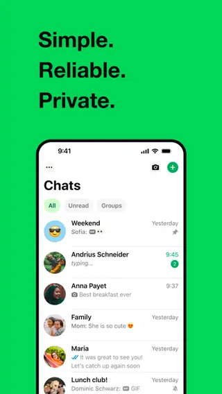 WhatsApp Messenger publisher screenshot 1