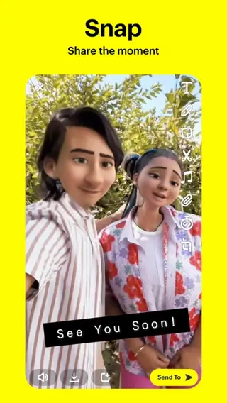 Snapchat publisher screenshot 1