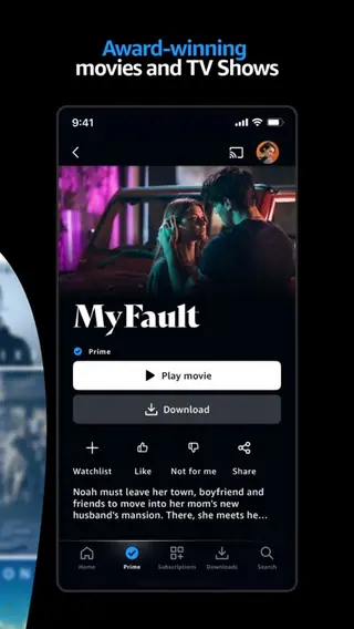 Amazon Prime Video publisher screenshot 3