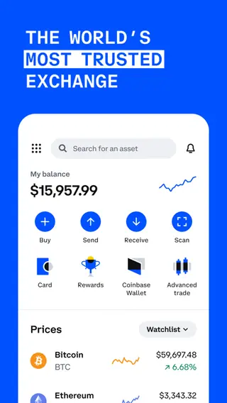 Coinbase publisher screenshot 2