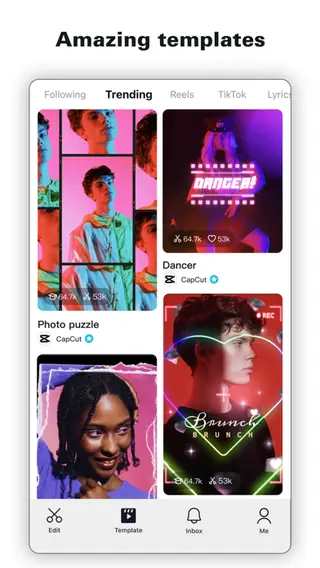 CapCut publisher screenshot 1