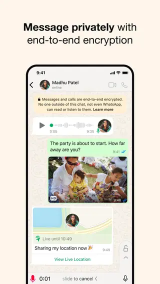 WhatsApp Messenger publisher screenshot 2