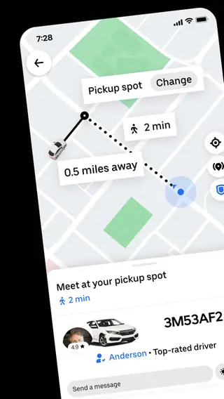 Uber publisher screenshot 1
