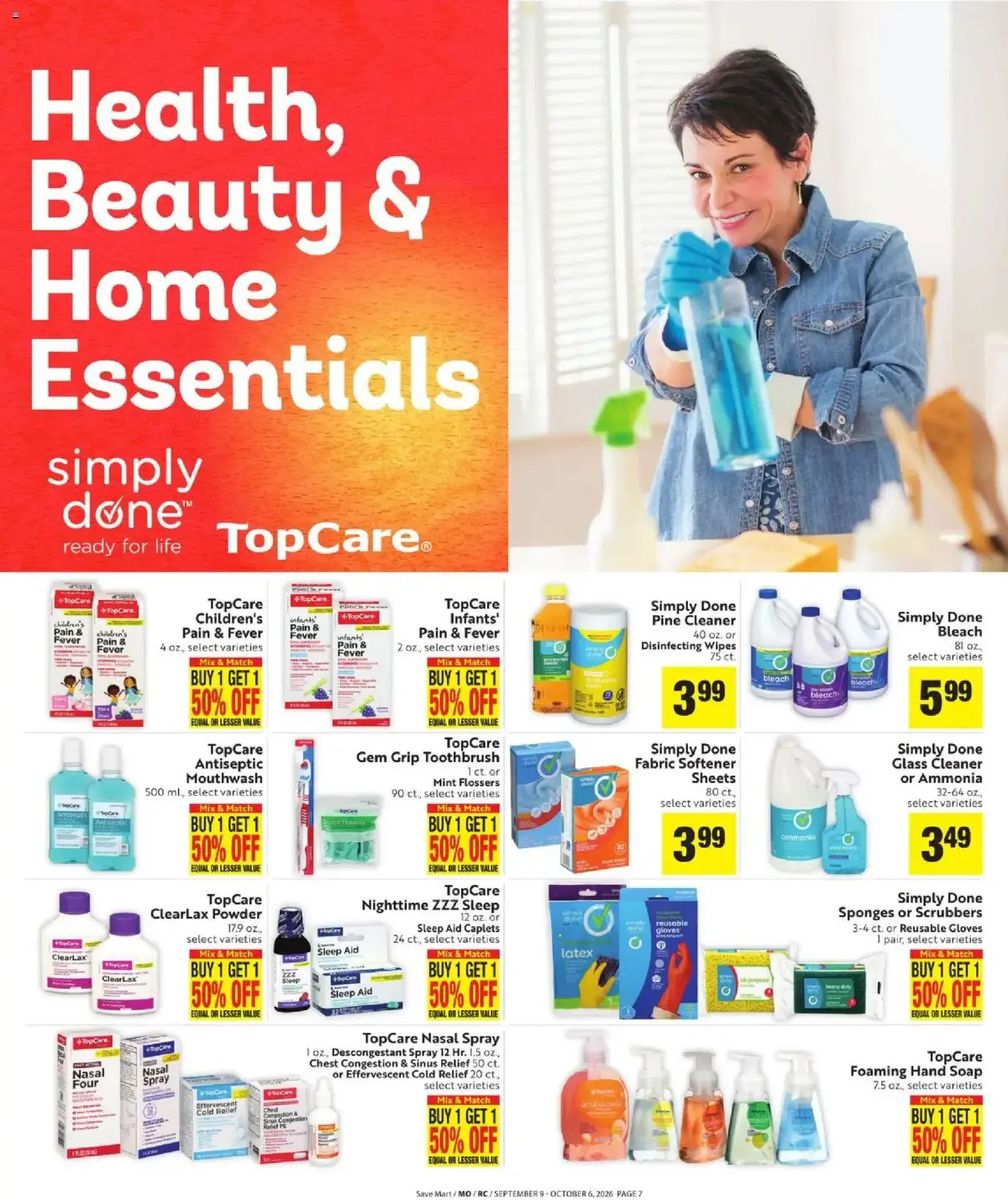 Save Mart Online Ad, page 7 of 8, valid 09/09/2026 - 10/06/2026