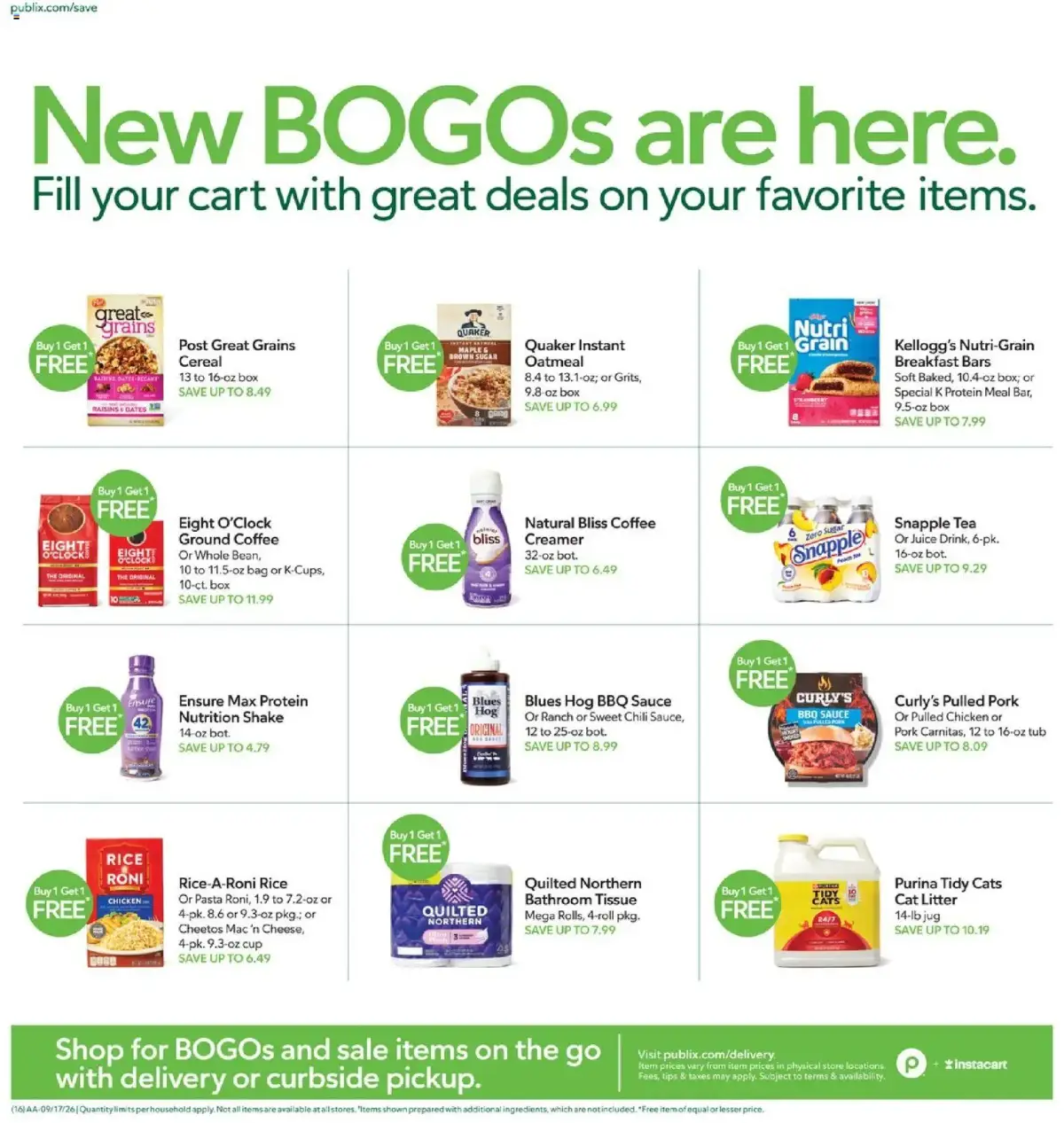 Publix Weekly Ad, page 16 of 17, valid 09/16/2026 - 09/22/2026