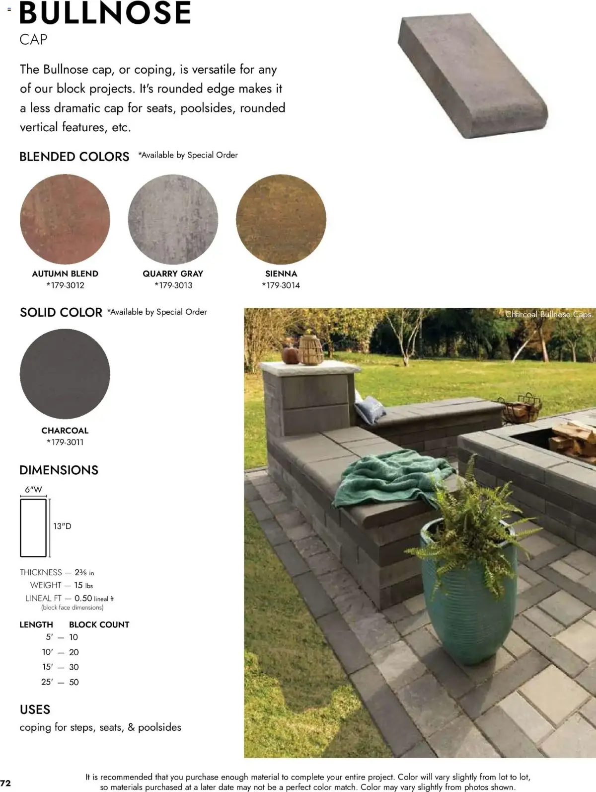 Menards Landscape Catalog, page 72 of 100, valid 04/02/2026 - 12/31/2026
