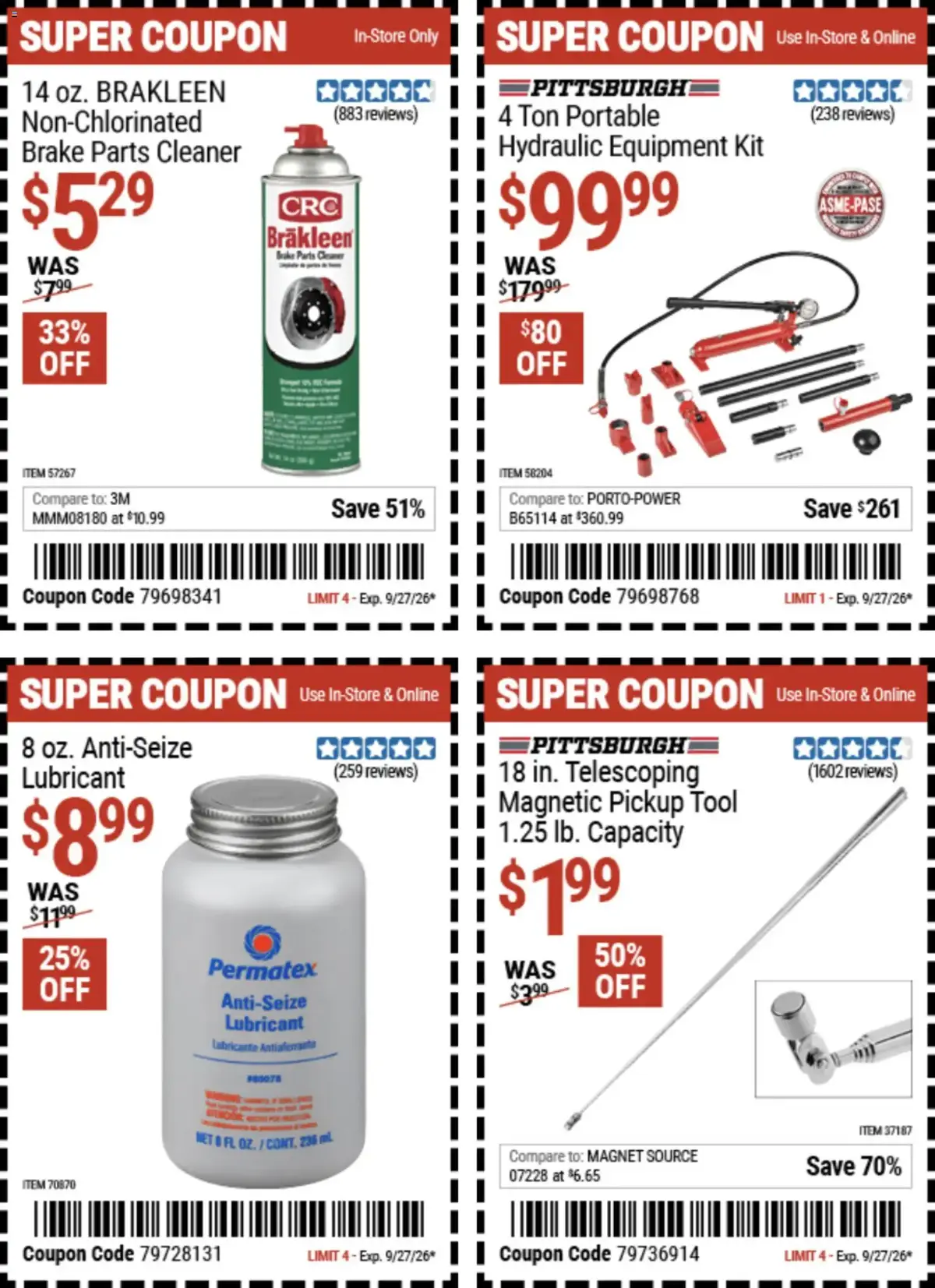 Harbor Freight Weekly Ad, page 13 of 18, valid 09/14/2026 - 09/27/2026