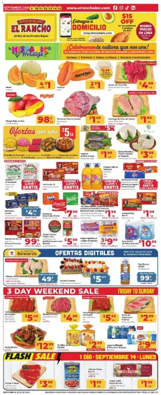 El Rancho Weekly Ad preview, valid 09/09/2026 - 09/15/2026