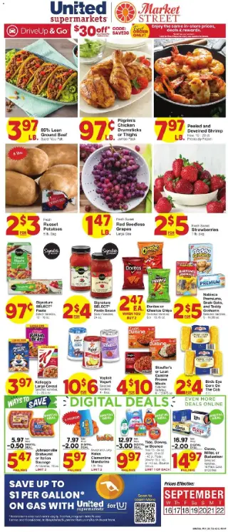 United Supermarkets Weekly Ad preview, valid 09/16/2026 - 09/22/2026
