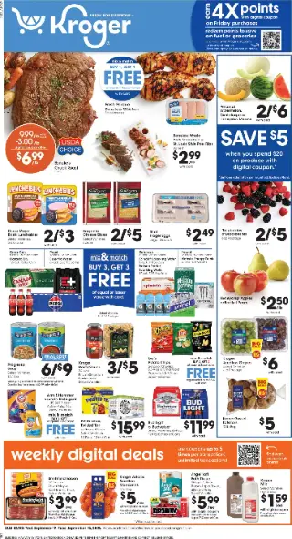Kroger Weekly Ad preview, valid 09/09/2026 - 09/15/2026