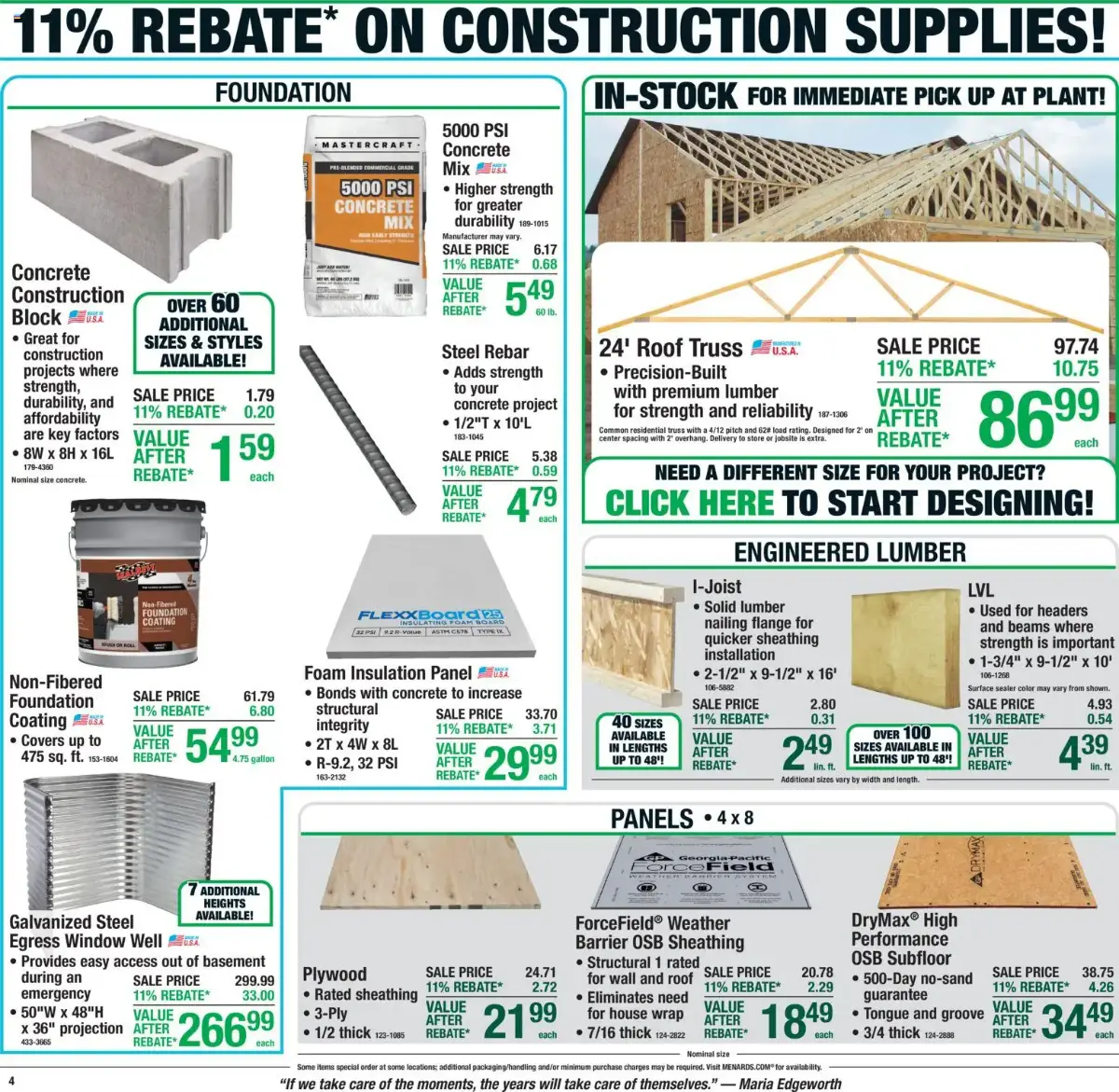 Menards Weekly Ad, page 5 of 22, valid 09/10/2026 - 09/20/2026 — Rebate, After, Satin, Brite White