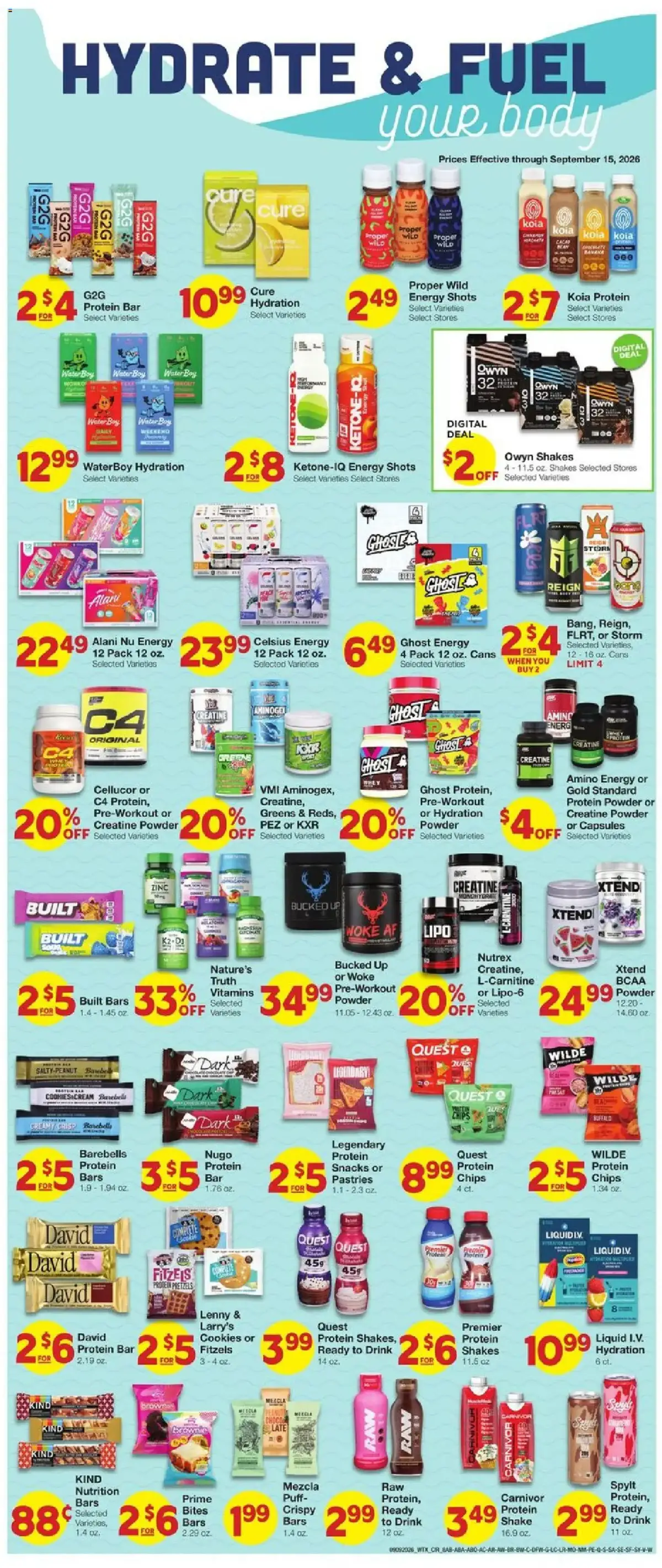 United Supermarkets Weekly Ad, page 9 of 9, valid 09/09/2026 - 09/15/2026