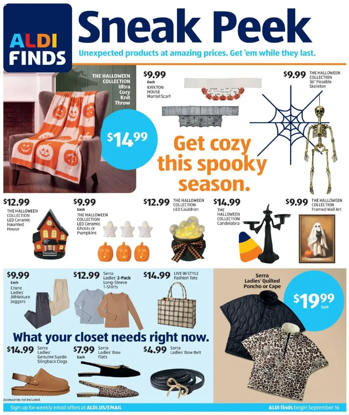 Aldi In Store Ad, page 1 of 2, valid 09/16/2026 - 09/22/2026