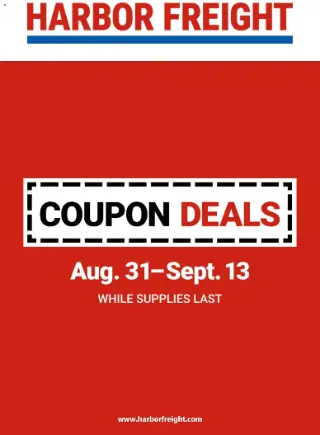 Harbor Freight Weekly Ad from monday 08/31/2026 from monday 08/31/2026 preview, valid 08/31/2026
