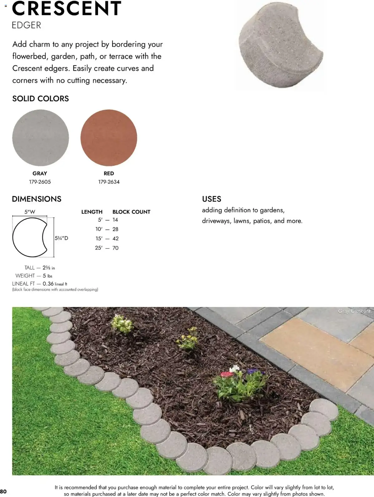 Menards Landscape Catalog, page 80 of 100, valid 04/02/2026 - 12/31/2026