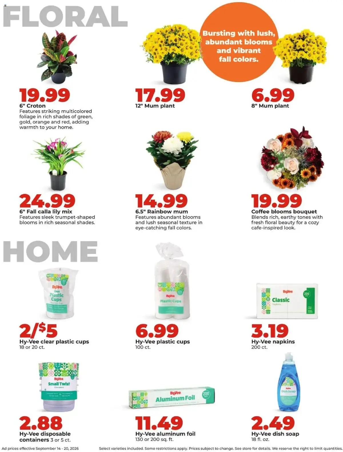 HyVee Weekly Ad, page 38 of 46, valid 09/14/2026 - 09/20/2026