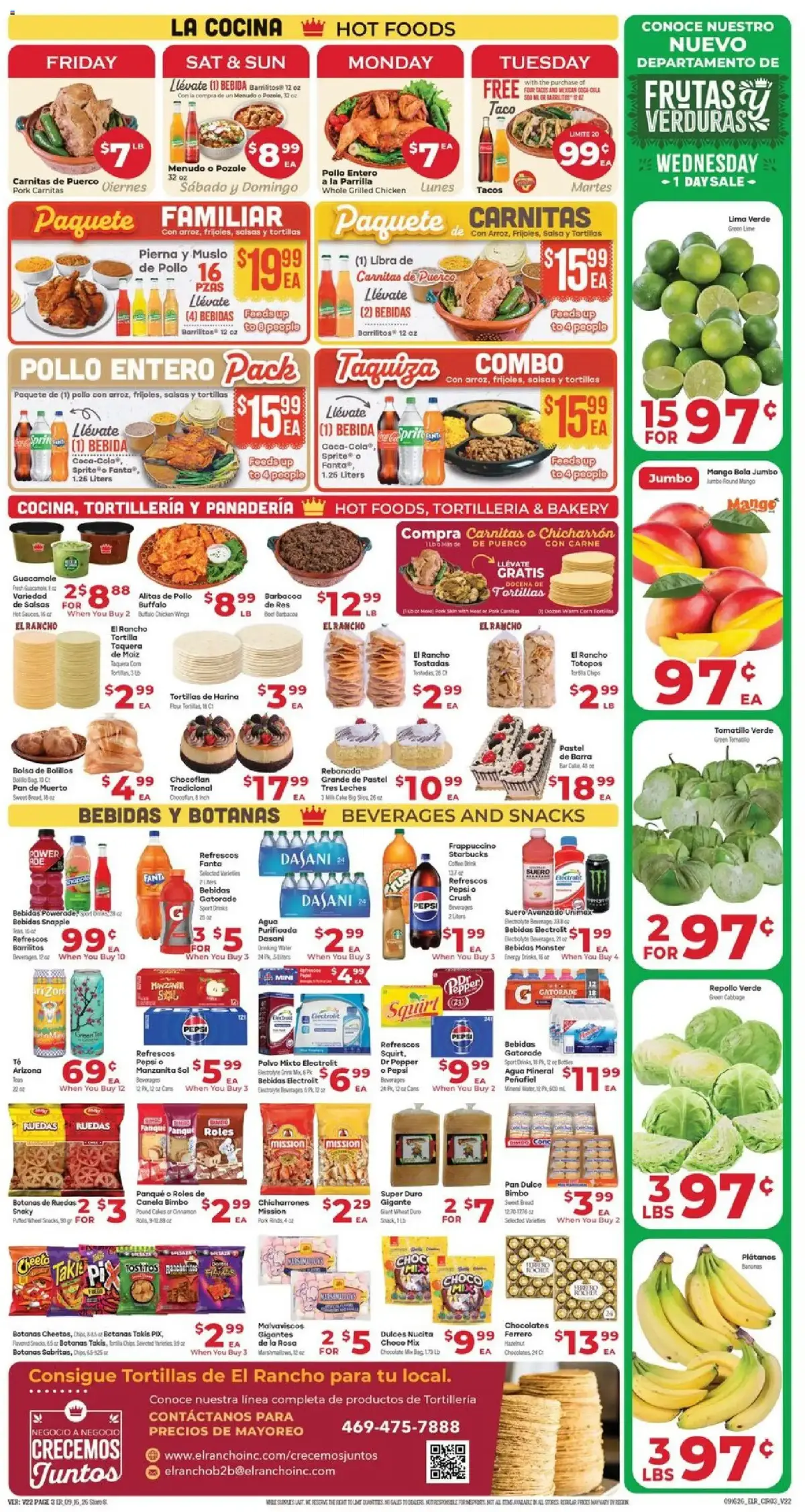 El Rancho Weekly Ad, page 3 of 4, valid 09/16/2026 - 09/22/2026