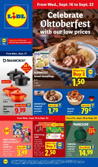 Lidl Weekly Ad preview, valid 09/16/2026 - 09/22/2026