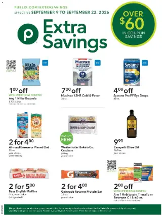 Publix offer from 09/09/2026 Publix Extra Savings preview, valid 09/09/2026 - 09/22/2026
