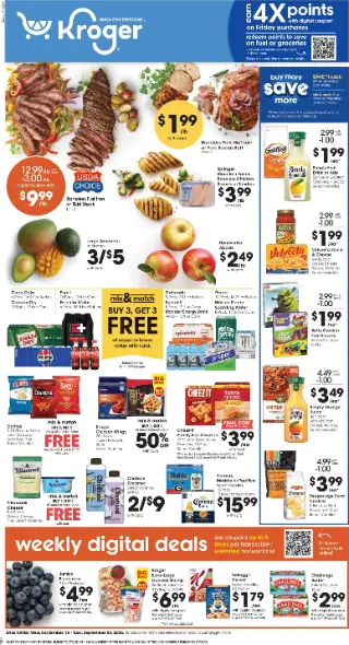 Kroger Weekly Ad preview, valid 09/16/2026 - 09/22/2026