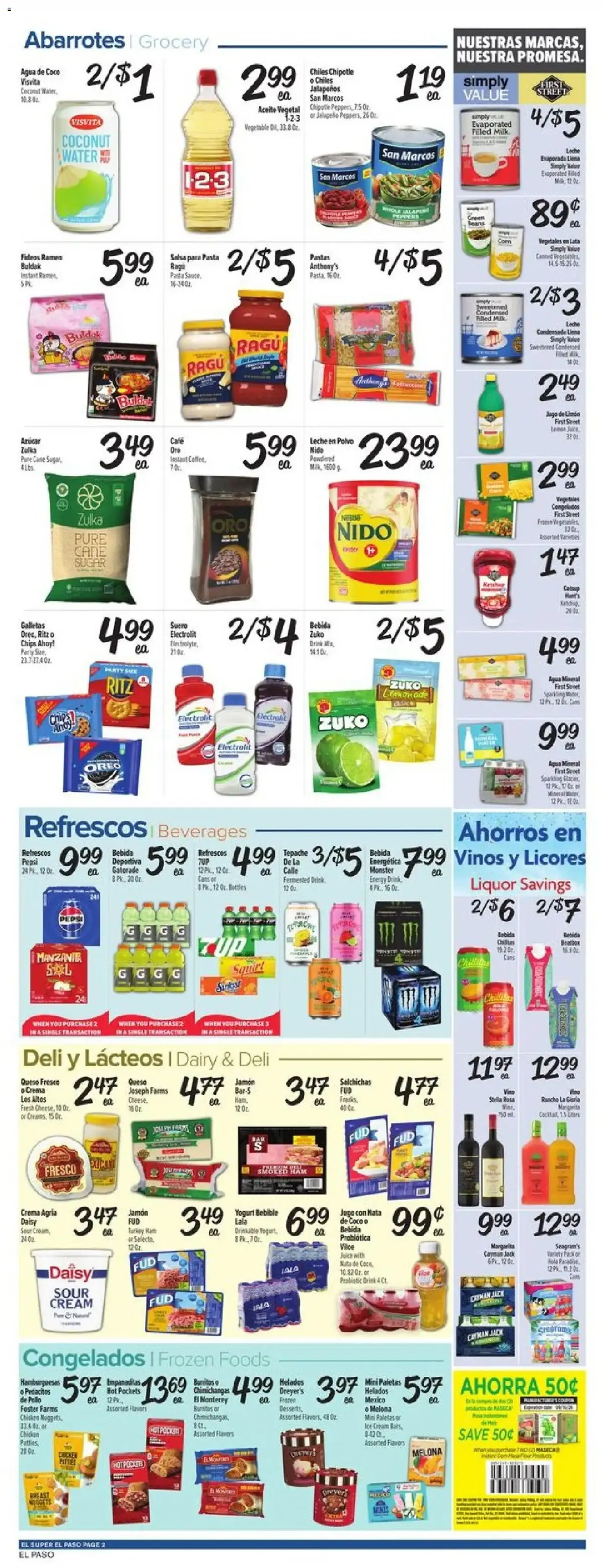 El Super offer from 09/09/2026 El Super Weekly Ad - TX, page 2 of 4, valid 09/09/2026 - 09/15/2026