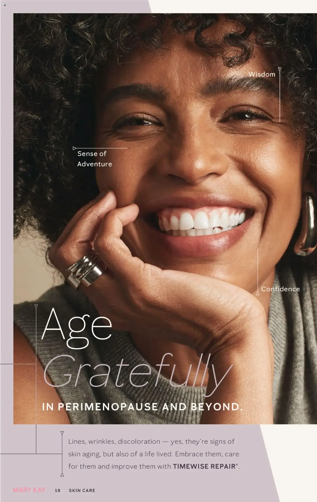 Mary Kay The Look Summer 2026, page 18 of 36, valid 05/16/2026 - 09/16/2026 — Skin Care, Sense, Wisdom, Adventure