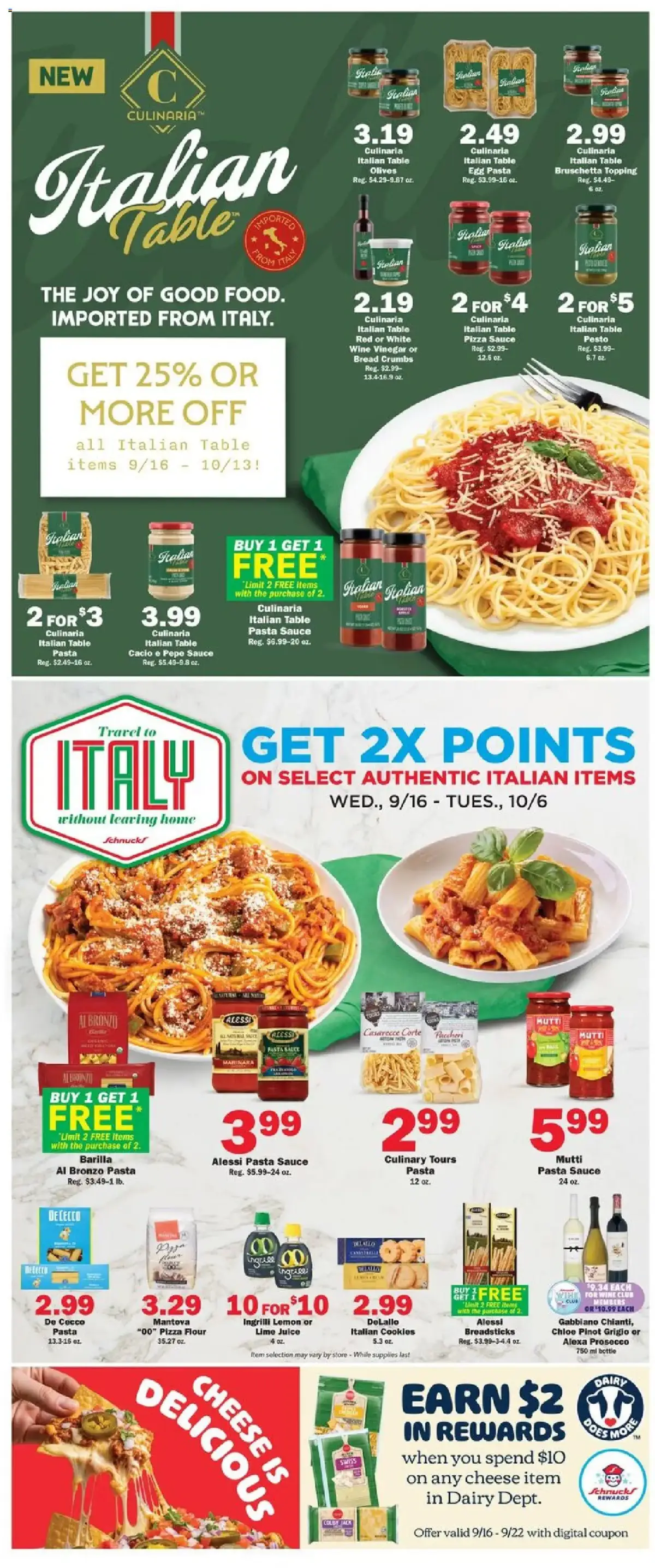 Schnucks Weekly Ad, page 2 of 5, valid 09/16/2026 - 09/22/2026