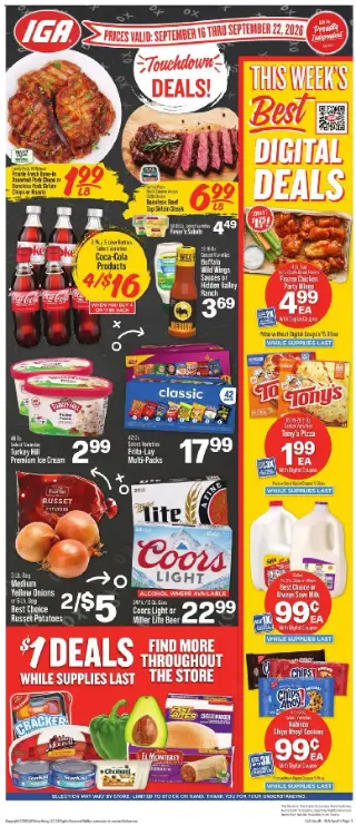 IGA Weekly Ad preview, valid 09/16/2026 - 09/22/2026