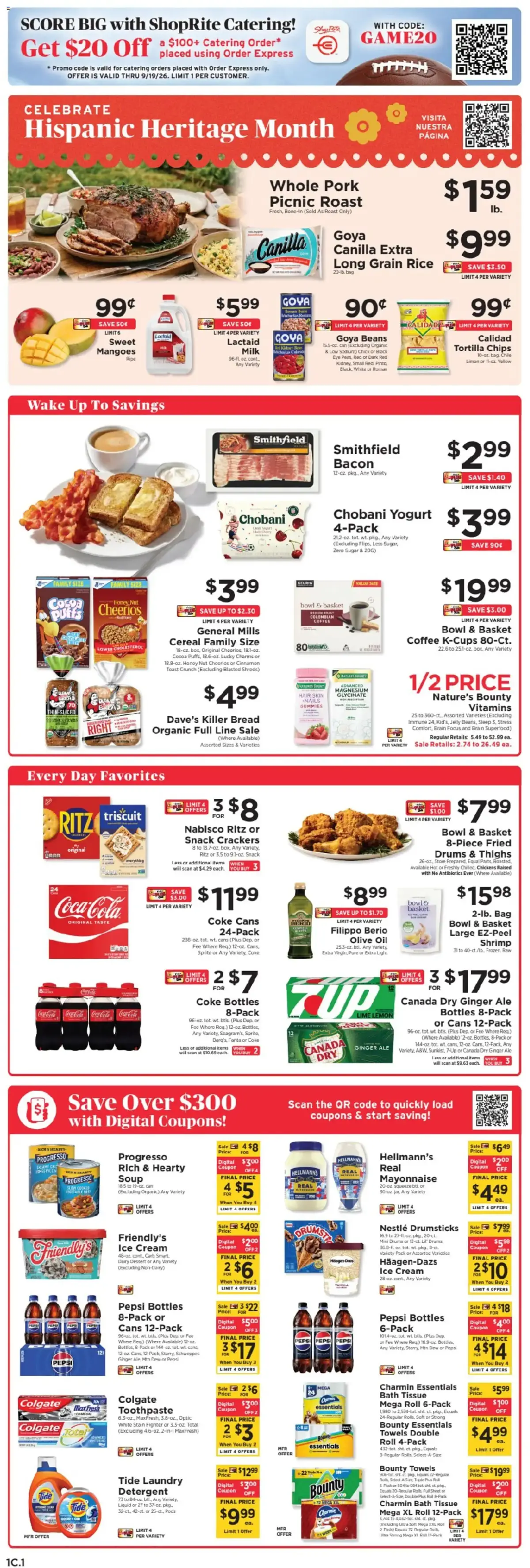 ShopRite Weekly Ad, page 2 of 9, valid 09/13/2026 - 09/19/2026