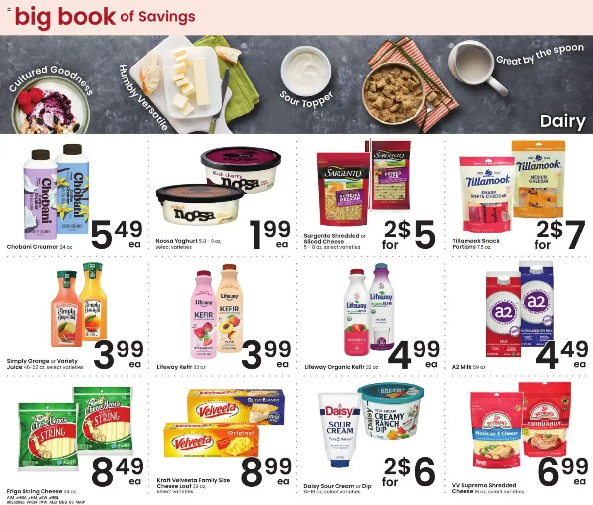 Albertsons Big Book of Savings, page 3 of 17, valid 08/25/2026 - 09/28/2026