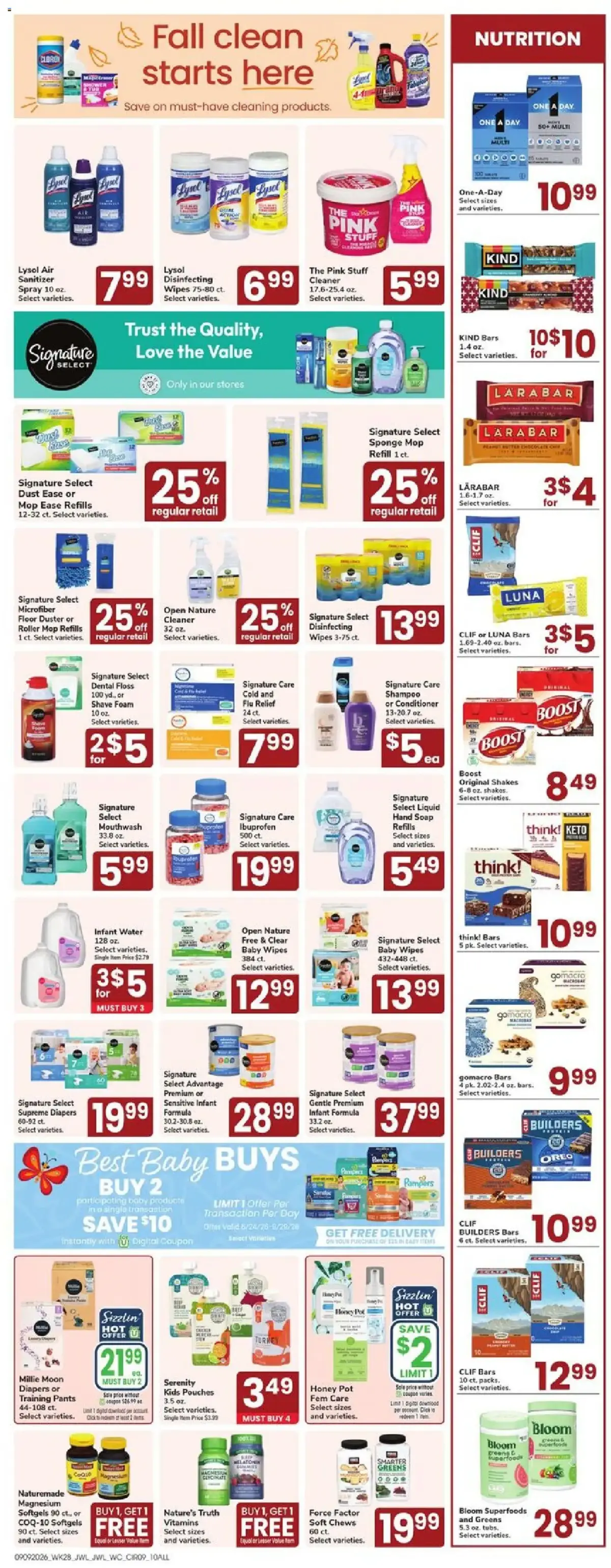 Jewel Osco Weekly Ad, page 9 of 13, valid 09/09/2026 - 09/15/2026
