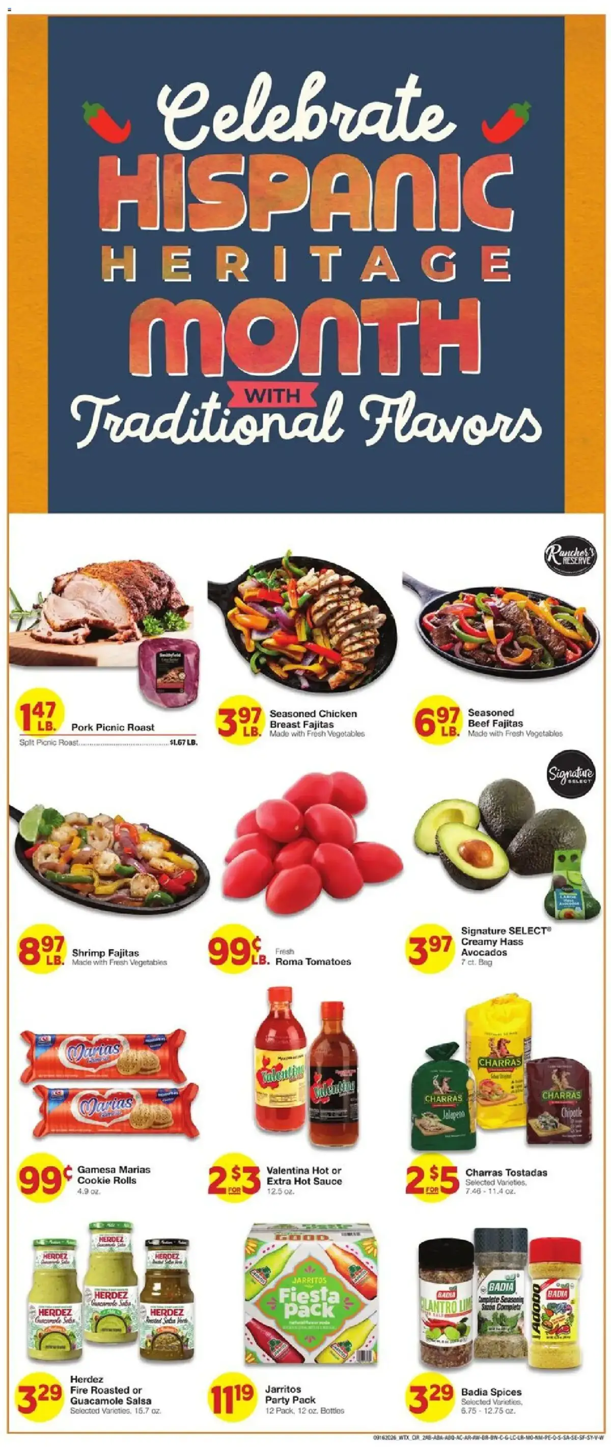 United Supermarkets Weekly Ad, page 2 of 8, valid 09/16/2026 - 09/22/2026