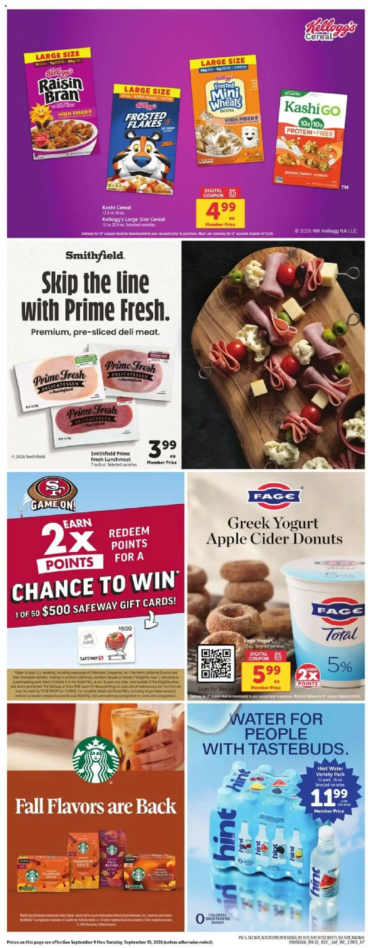 Safeway Weekly Ad, page 5 of 10, valid 09/09/2026 - 09/15/2026 — Daisy, Happy Egg, Tange Egg, Sour Cream