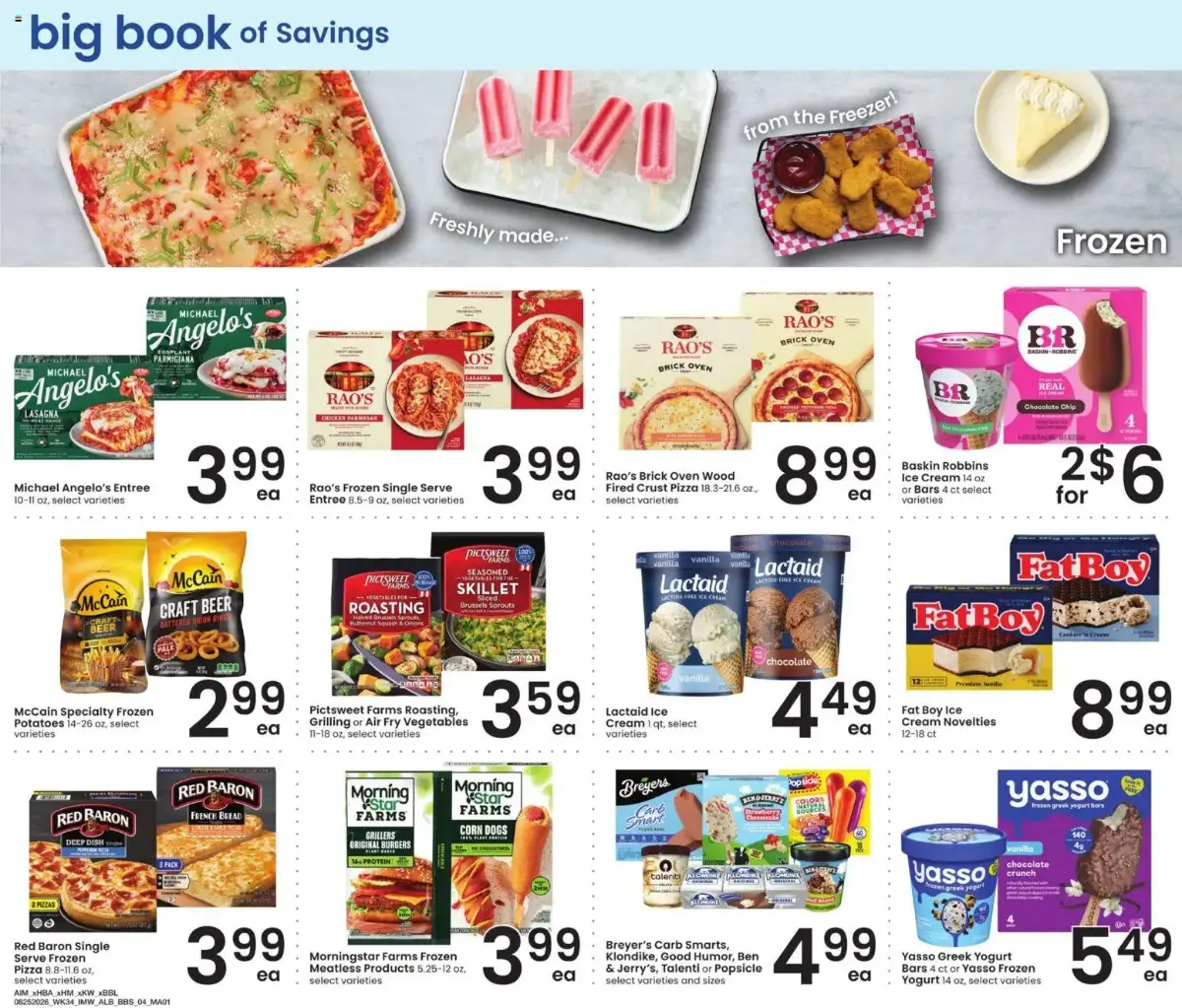 Albertsons Big Book of Savings, page 4 of 17, valid 08/25/2026 - 09/28/2026