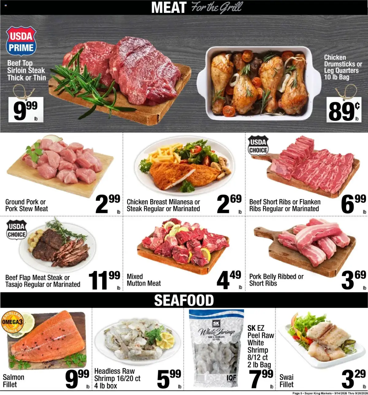 Super King Weekly Ad, page 5 of 8, valid 09/14/2026 - 09/20/2026