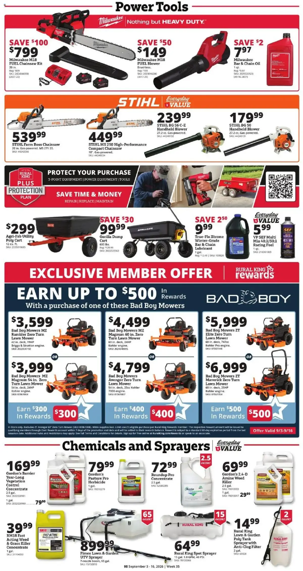 Rural King Weekly Ad, page 11 of 12, valid 09/03/2026 - 09/16/2026