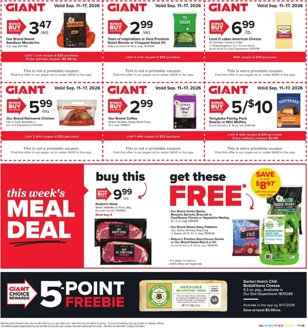 Giant Weekly Ad, page 5 of 24, valid 09/11/2026 - 09/17/2026