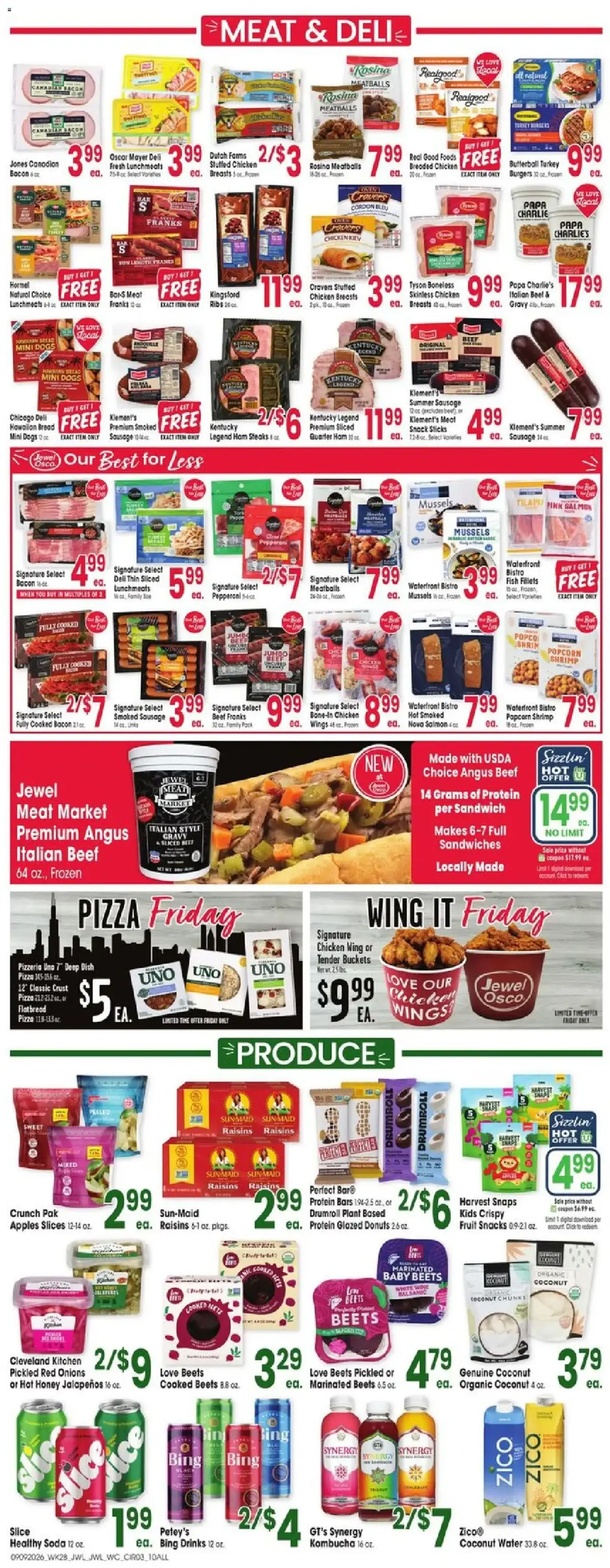 Jewel Osco Weekly Ad, page 3 of 13, valid 09/09/2026 - 09/15/2026