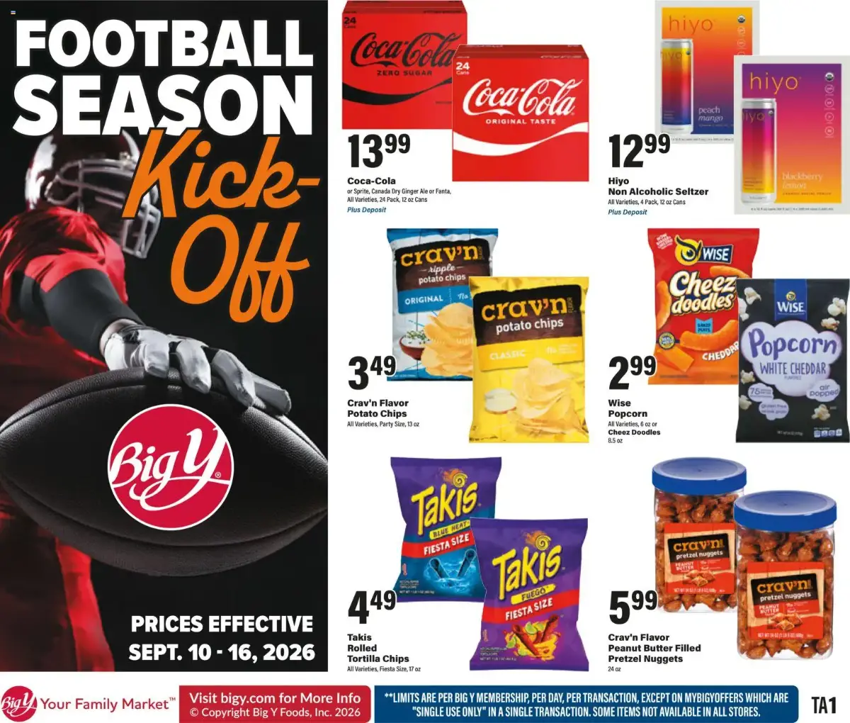 Big Y Weekly Ad, page 3 of 14, valid 09/10/2026 - 09/16/2026