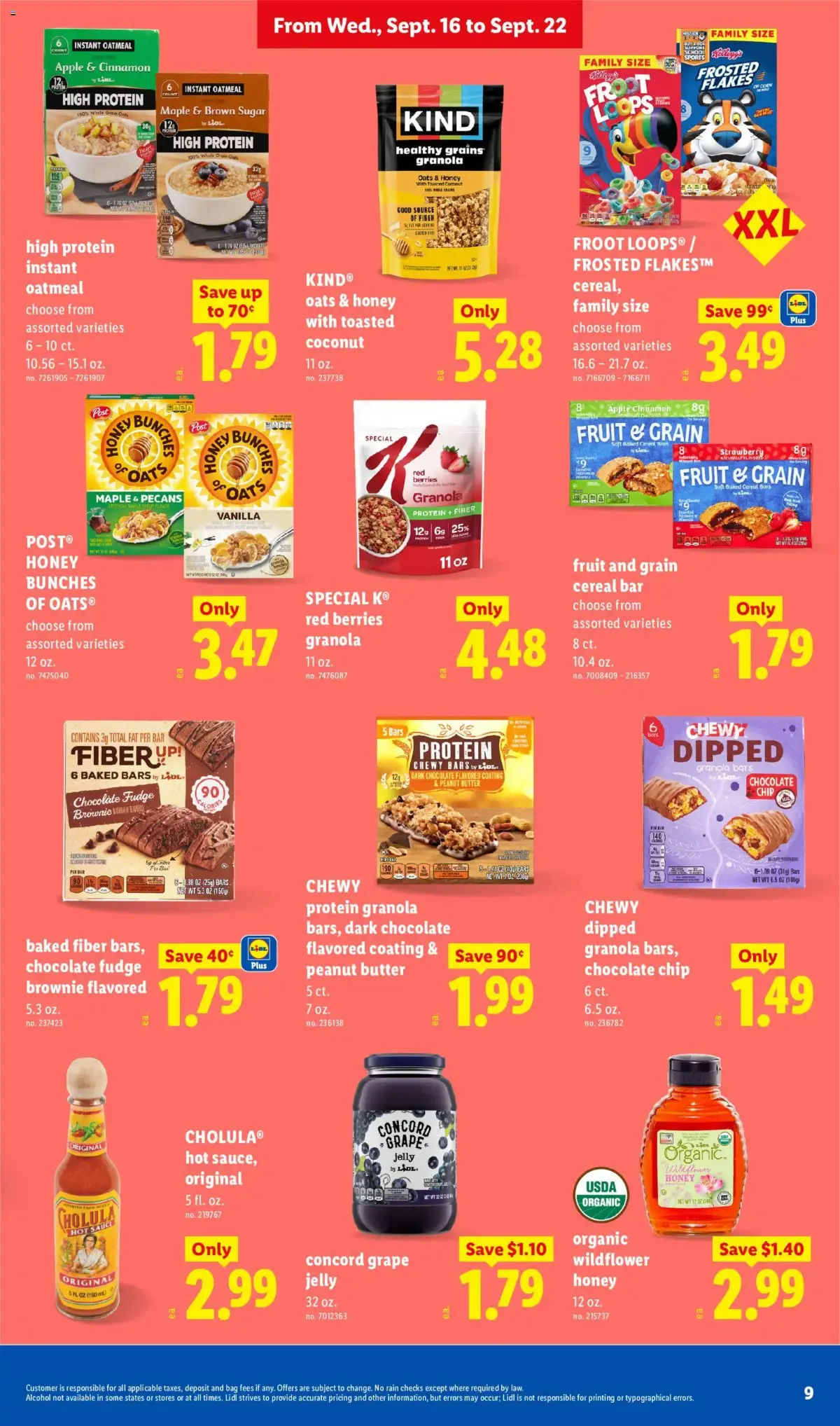 Lidl Weekly Ad, page 9 of 34, valid 09/16/2026 - 09/22/2026