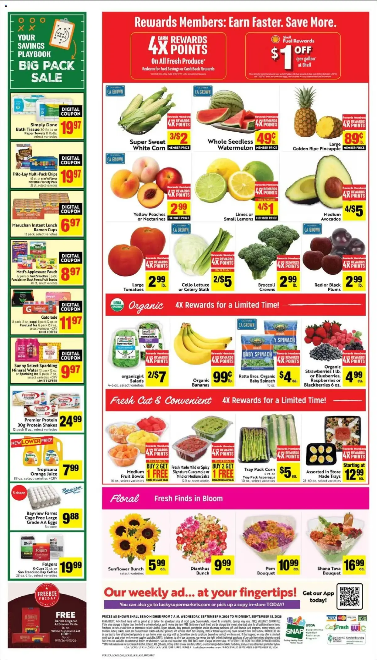 Lucky Supermarkets Weekly Ad, page 4 of 4, valid 09/09/2026 - 09/15/2026