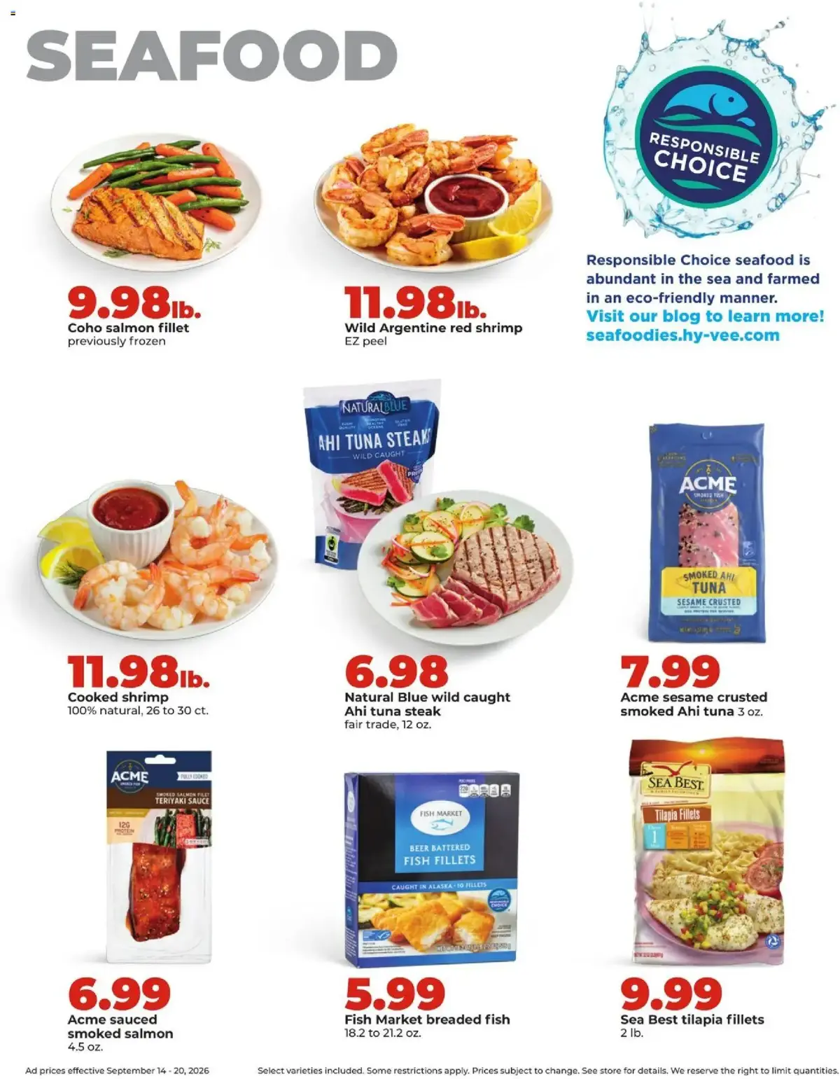 HyVee Weekly Ad, page 14 of 46, valid 09/14/2026 - 09/20/2026