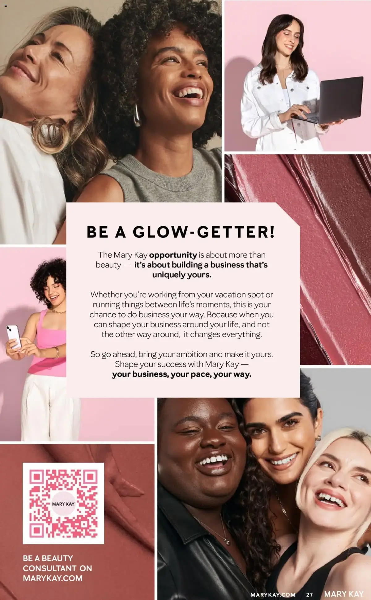 Mary Kay The Look Summer 2026, page 27 of 36, valid 05/16/2026 - 09/16/2026 — Uniquely Yours, Beauty, Consultant, GLOW-GETTER