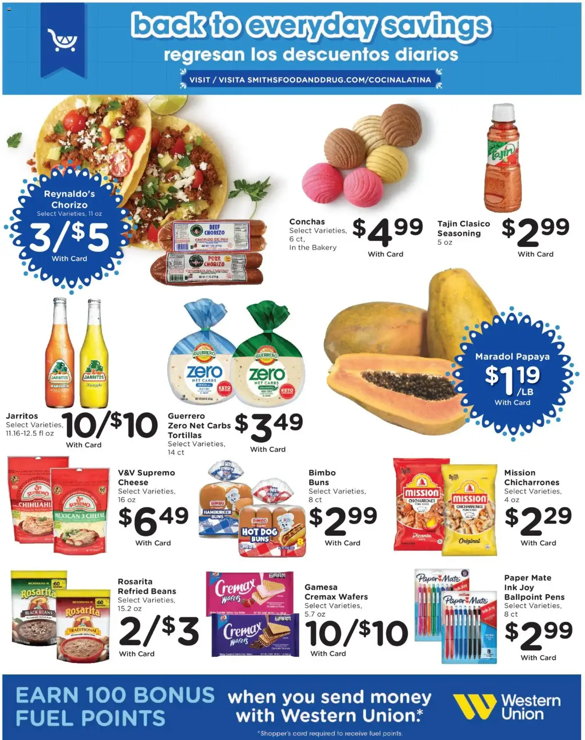 Smith's Weekly Ad, page 13 of 13, valid 09/09/2026 - 09/15/2026 — Simple Truth, Greek Yogurt, Gratis, Chicken