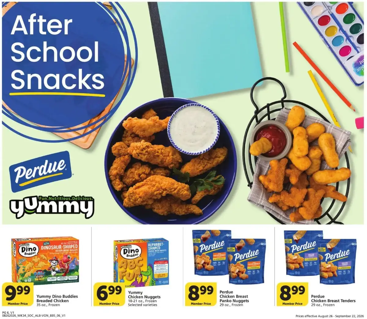 Vons Big Book of Savings, page 6 of 13, valid 08/26/2026 - 09/22/2026