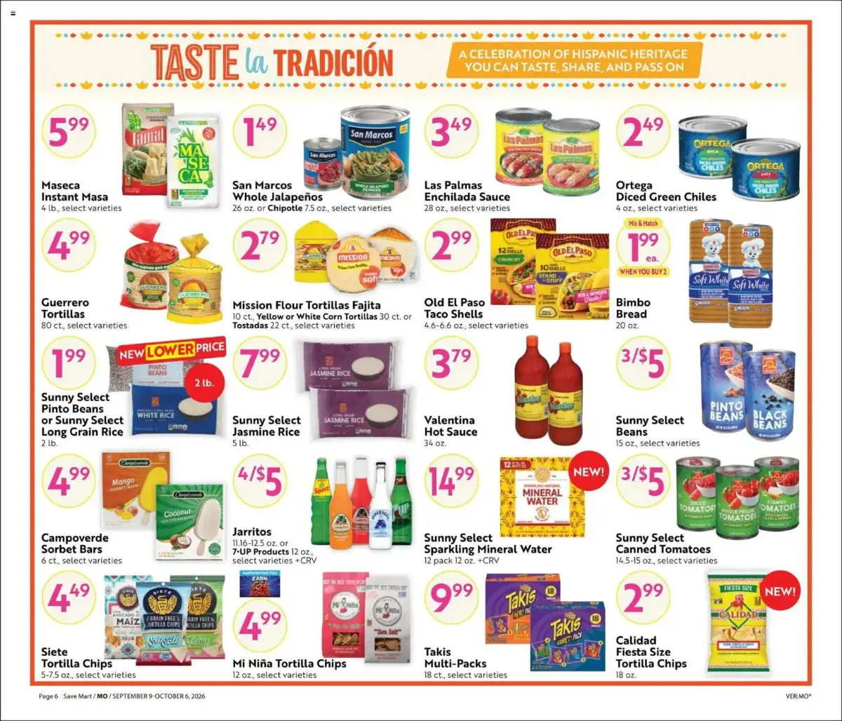 Save Mart Online Savings Guide, page 6 of 12, valid 09/09/2026 - 10/06/2026
