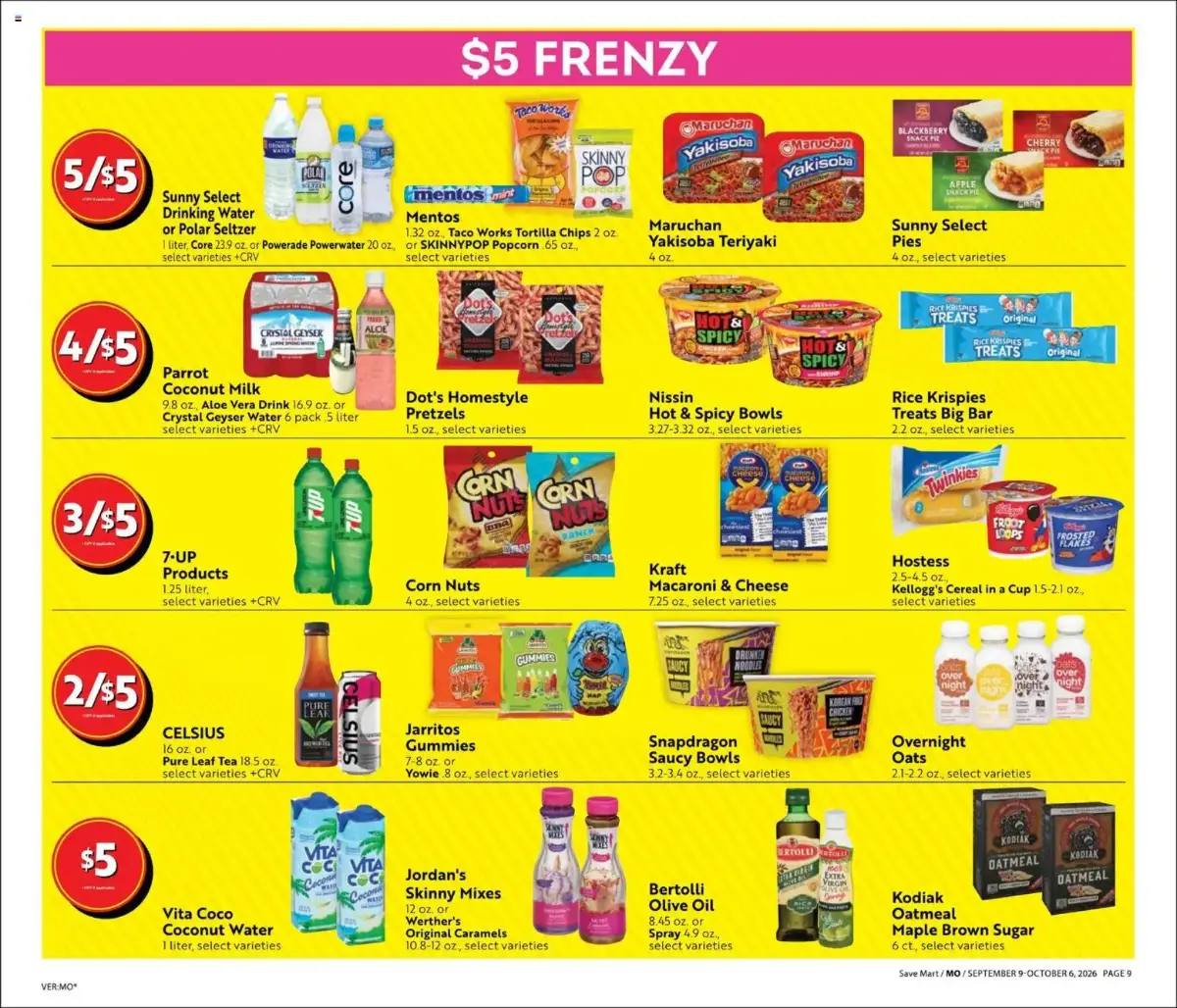 Save Mart Online Savings Guide, page 9 of 12, valid 09/09/2026 - 10/06/2026