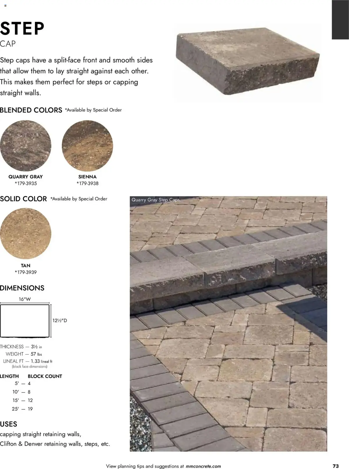 Menards Landscape Catalog, page 73 of 100, valid 04/02/2026 - 12/31/2026