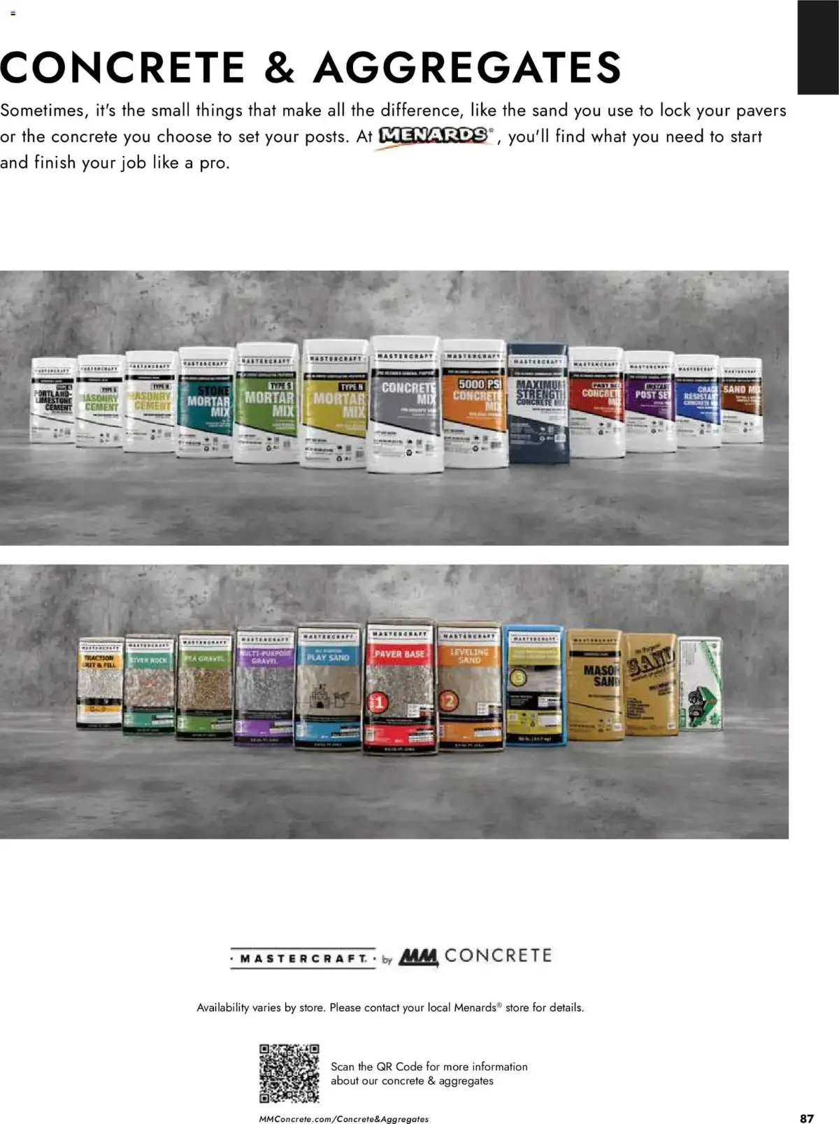 Menards Landscape Catalog, page 87 of 100, valid 04/02/2026 - 12/31/2026