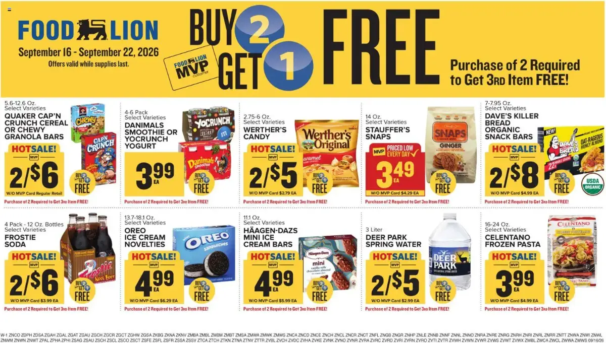 Food Lion Weekly Ad, page 14 of 17, valid 09/16/2026 - 09/22/2026